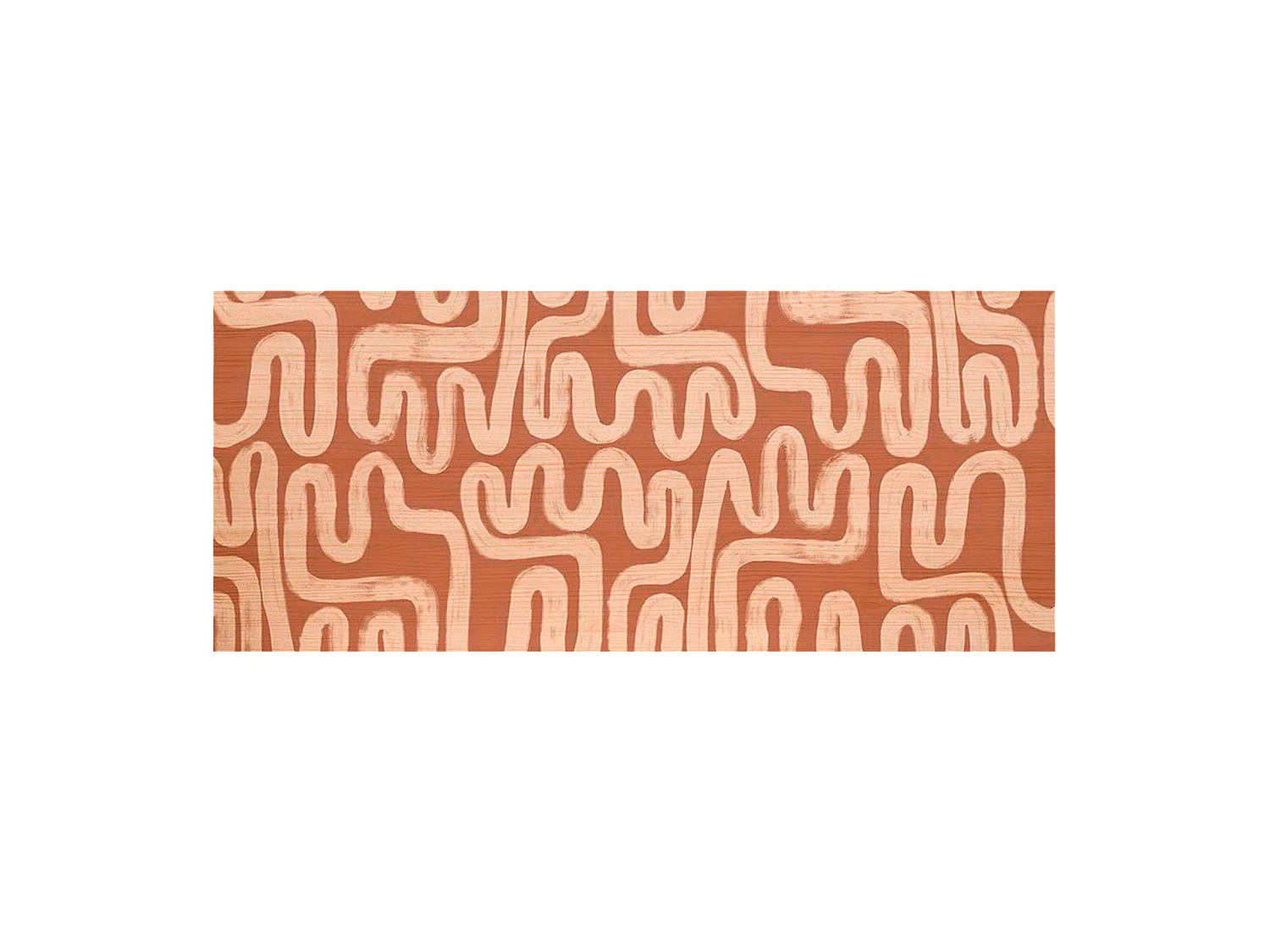 Tête de lit en bois de pin naturelle imprimée 180x80cm - ANDREA - DECOWOOD