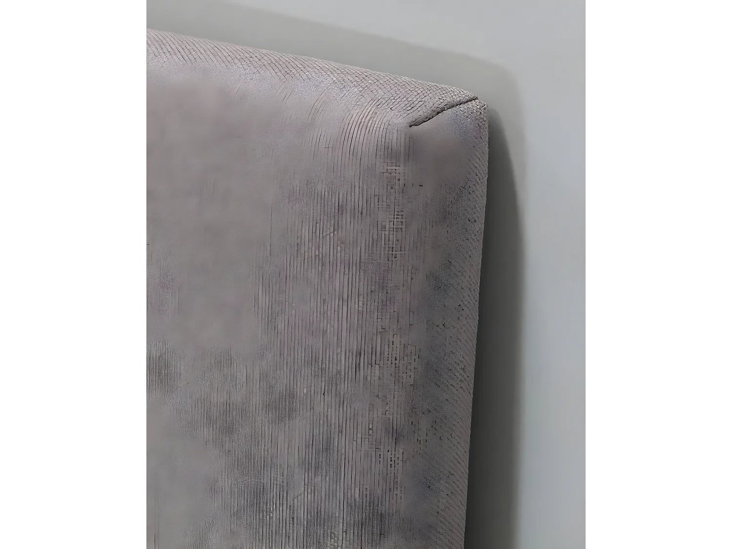 Tête de lit tapissée lisse gris 90x60cm - MIMUK - DECOWOOD