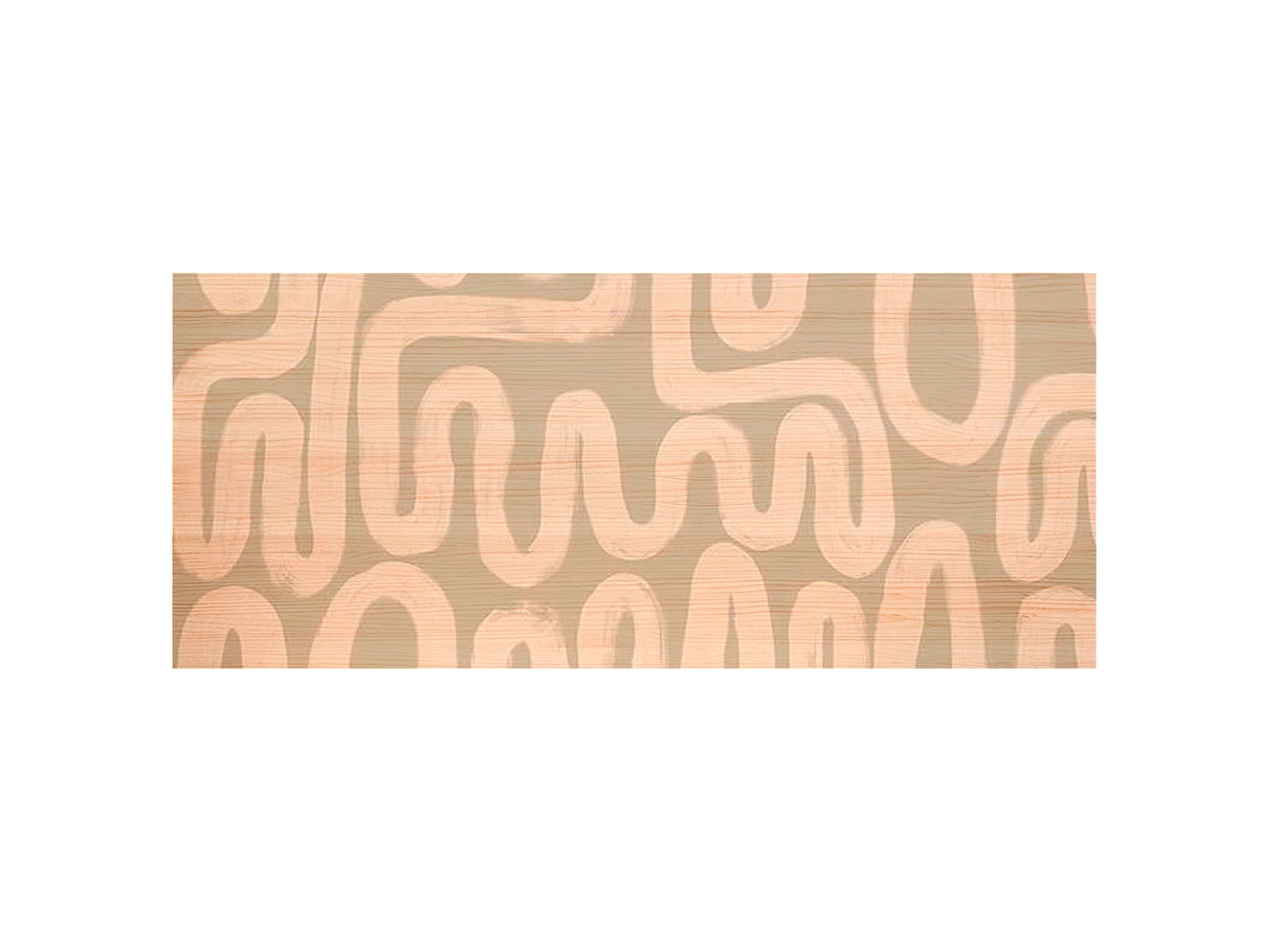 Testata del letto in legno massello stampato 90x80cm - AVA - DECOWOOD