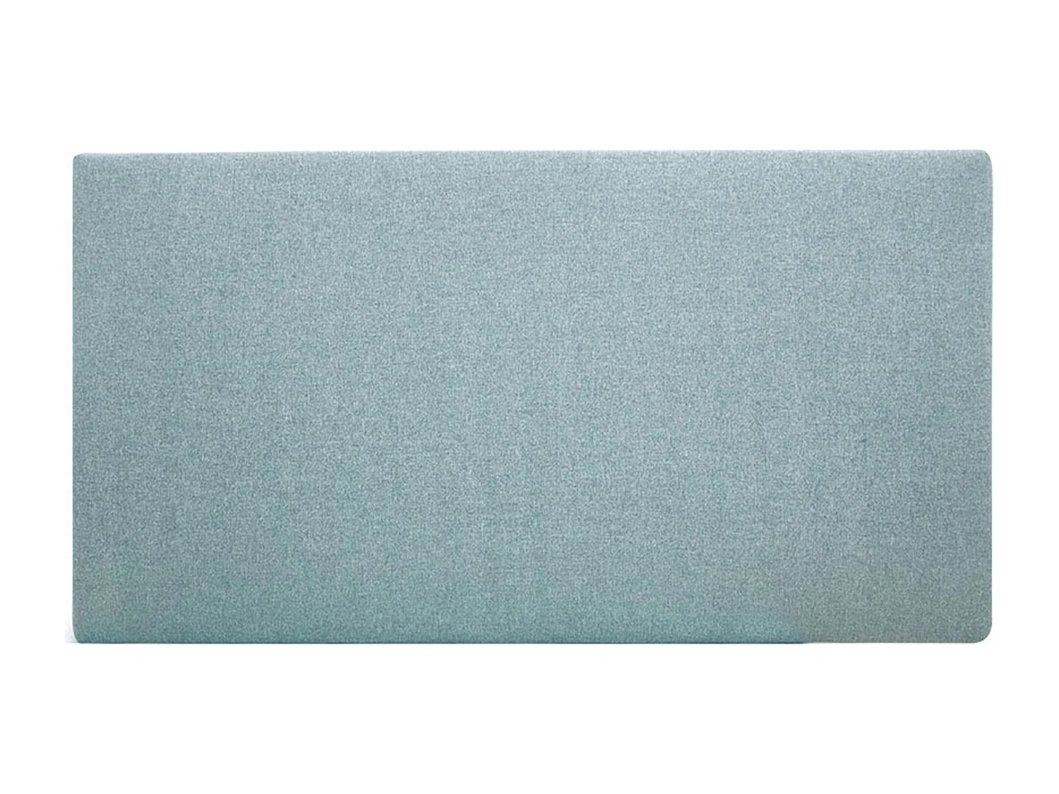 Tête de lit polyester lisse bleu-verte 135x80cm - BUDAPEST - DECOWOOD