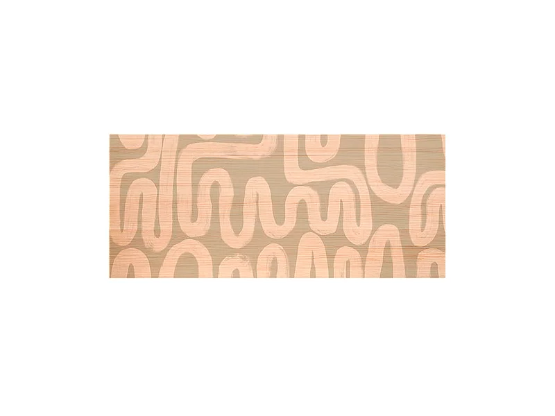 Tête de lit en bois de pin naturelle imprimée 160x80cm - AVA - DECOWOOD