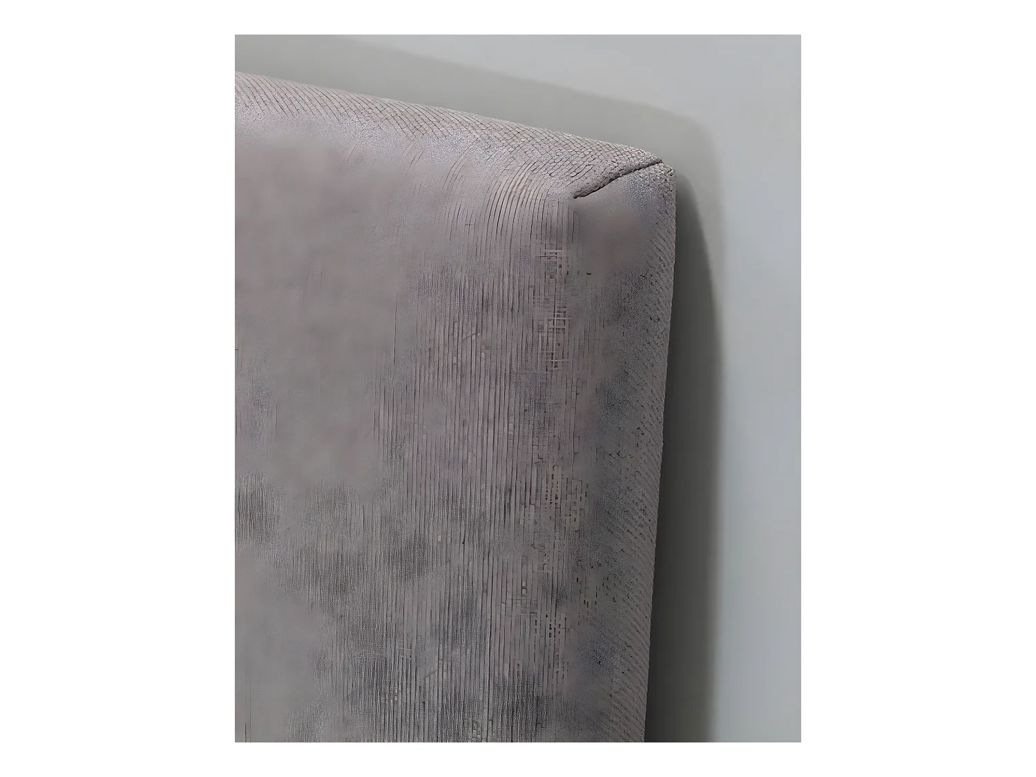 Tête de lit tapissée lisse gris 200x60cm - MIMUK - DECOWOOD