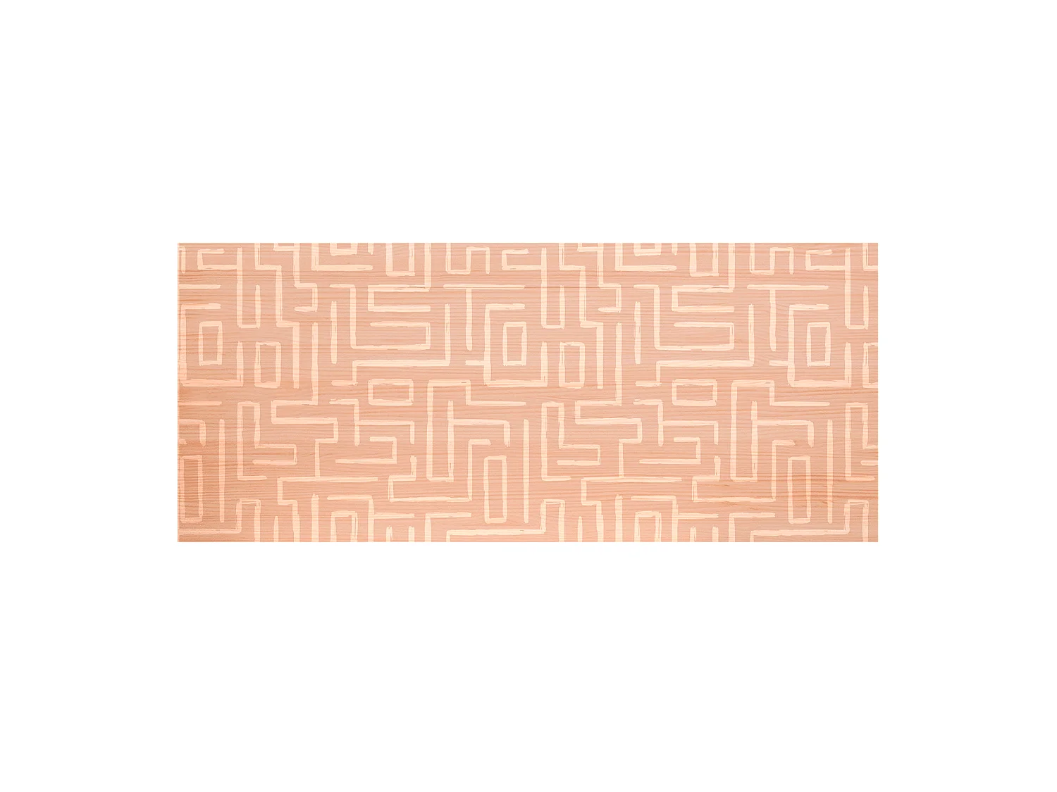 Tête de lit en bois de pin naturelle imprimée 150x80cm - LIRA - DECOWOOD