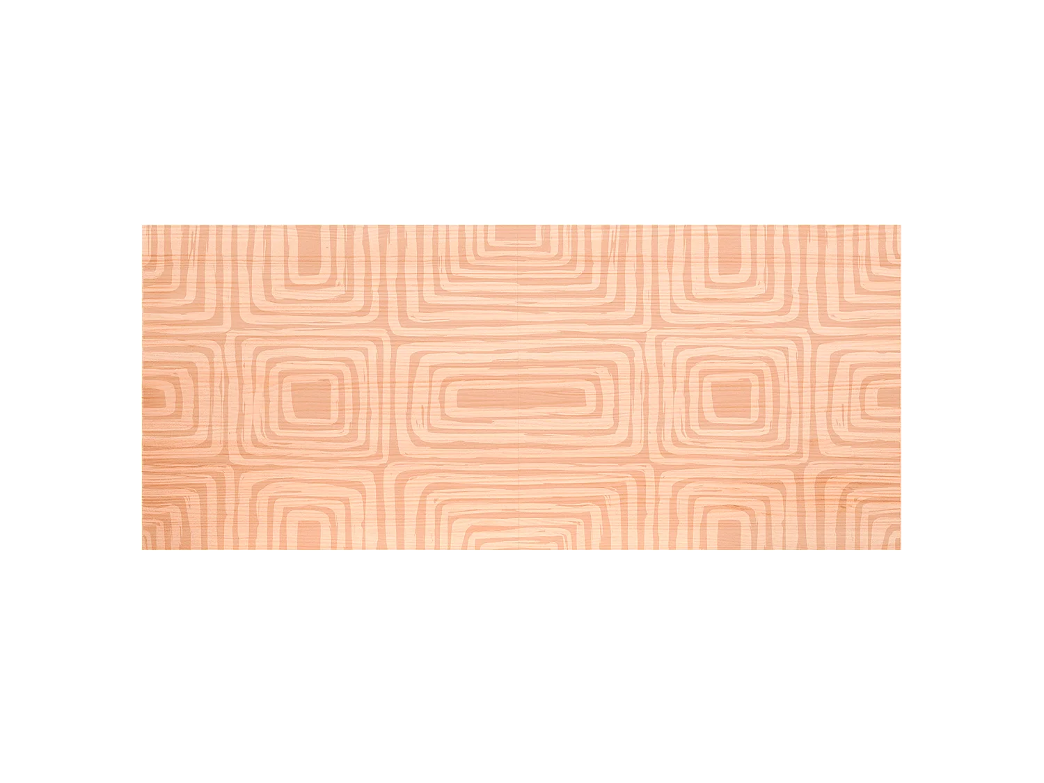 Tête de lit en bois de pin naturelle imprimée 180x80cm - DANIELA - DECOWOOD