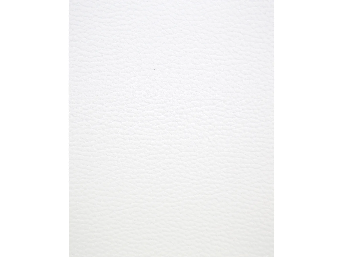 Testiera rivestita in pelle sintetica liscia in tono bianco 200x80cm - BUDAPEST - DECOWOOD