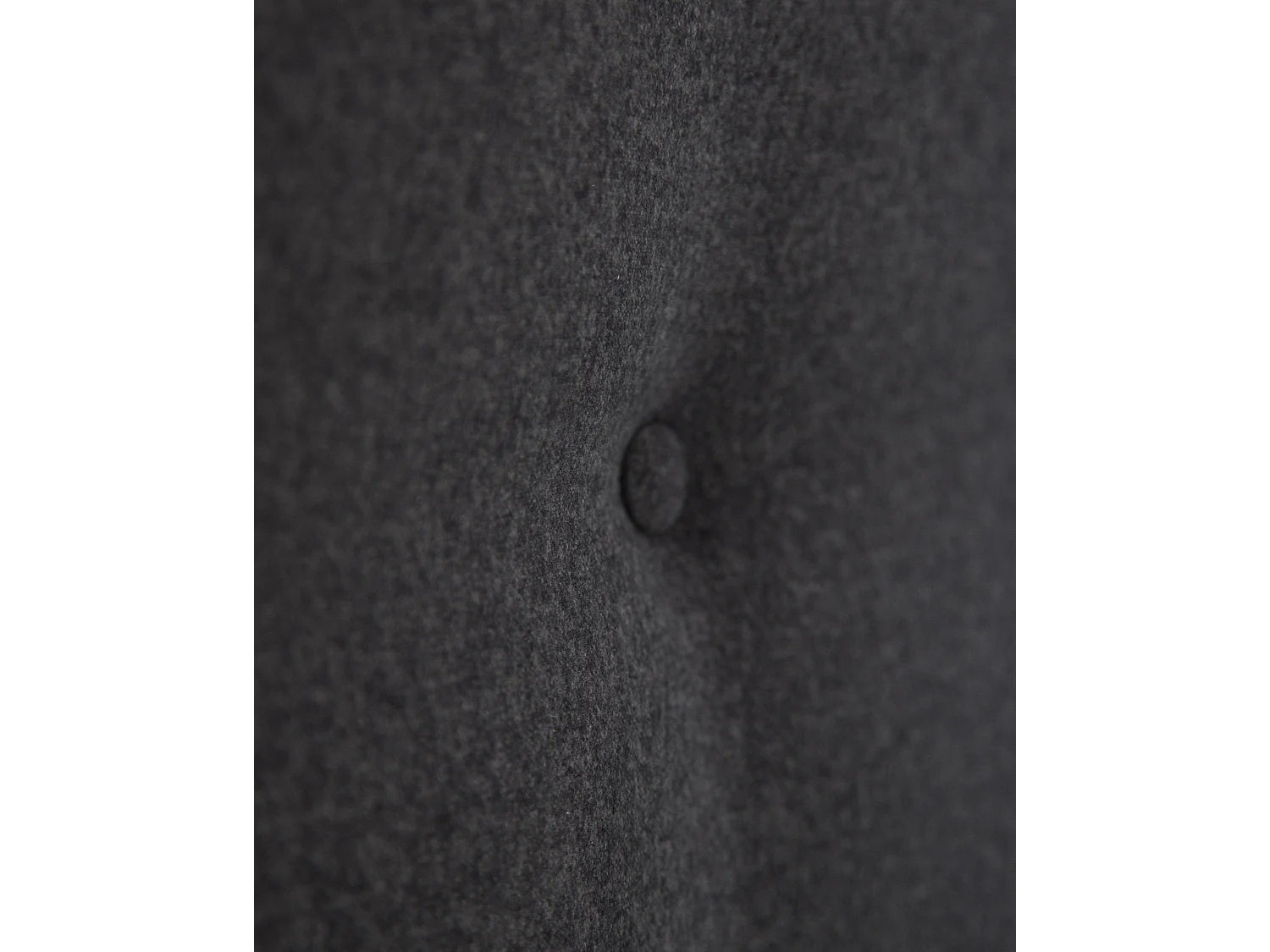 Testiera rivestita in pelle sintetica bottoni in tono nero 150x80cm - ROC - DECOWOOD