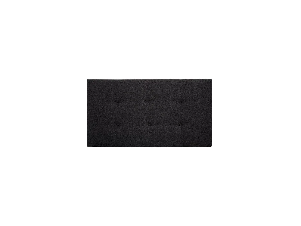 Tête de lit polyester boutons noir 150x80cm - ROC - ROC - DECOWOOD