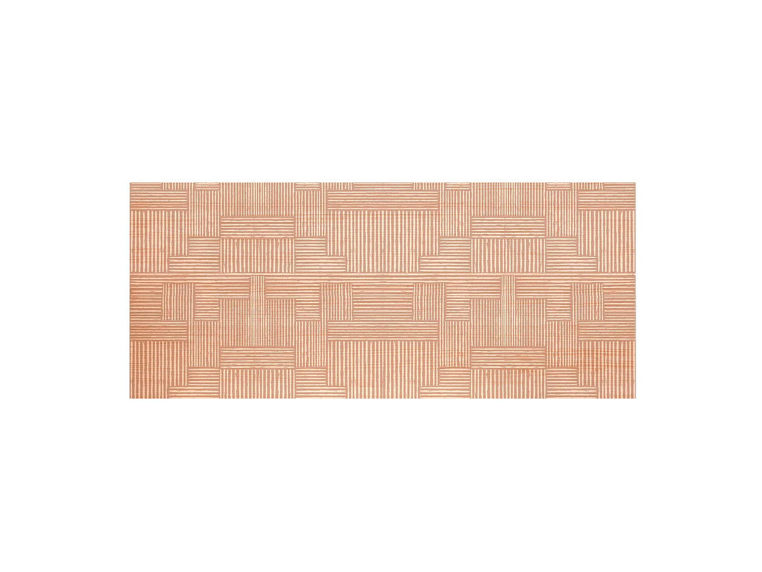 Cabecero de cama de madera natural estampado de 200x80cm - FERNANDA - DECOWOOD