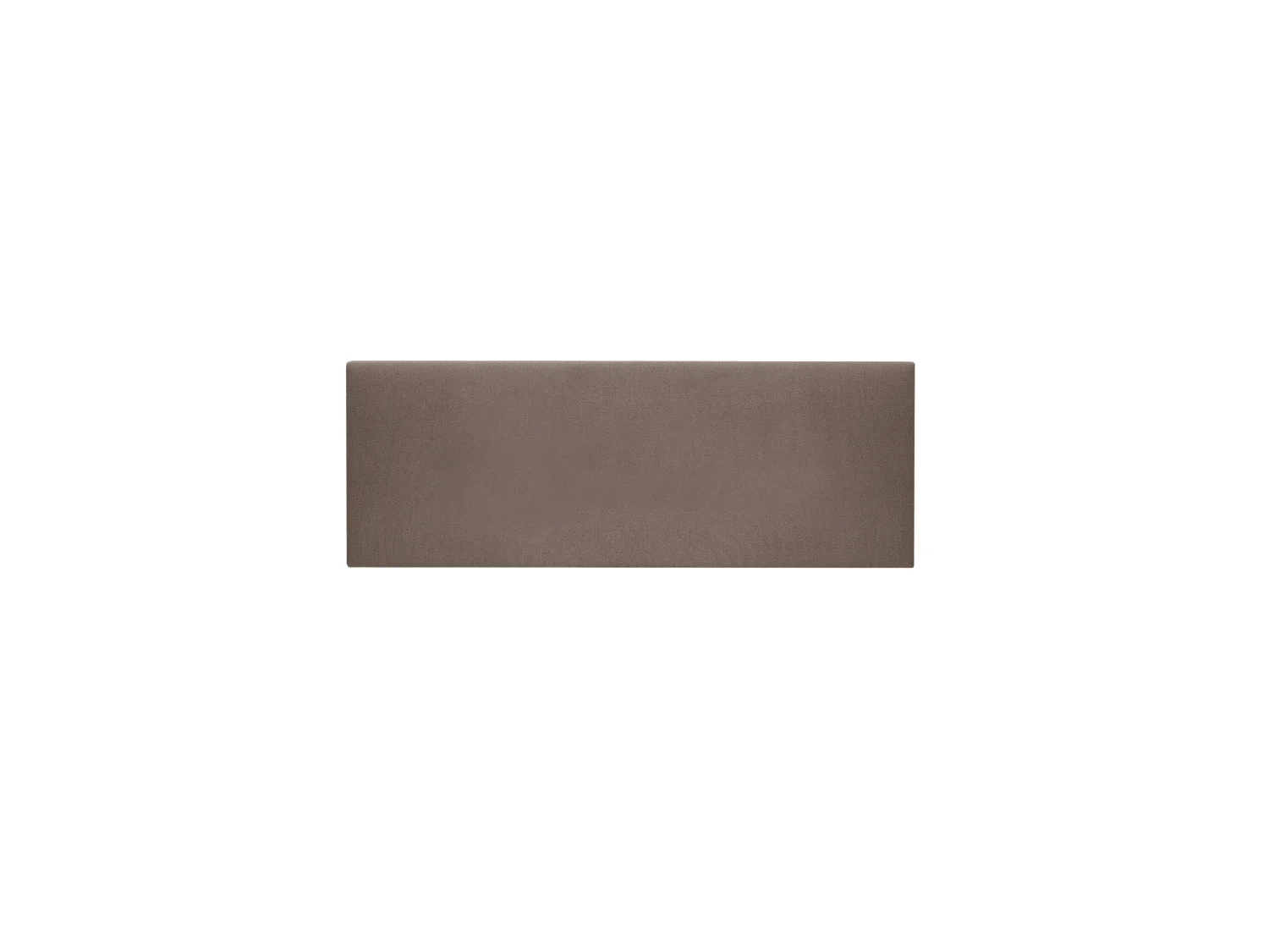 Tête de lit tapissée lisse brun 200x60cm - MIMUK - DECOWOOD