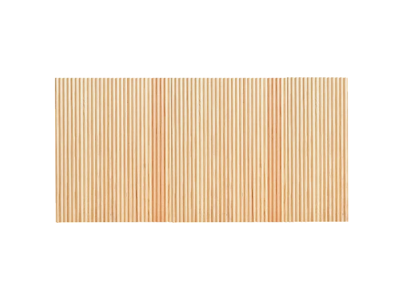 Testata del letto in legno massello in tono naturale 120x60cm - BALI - DECOWOOD