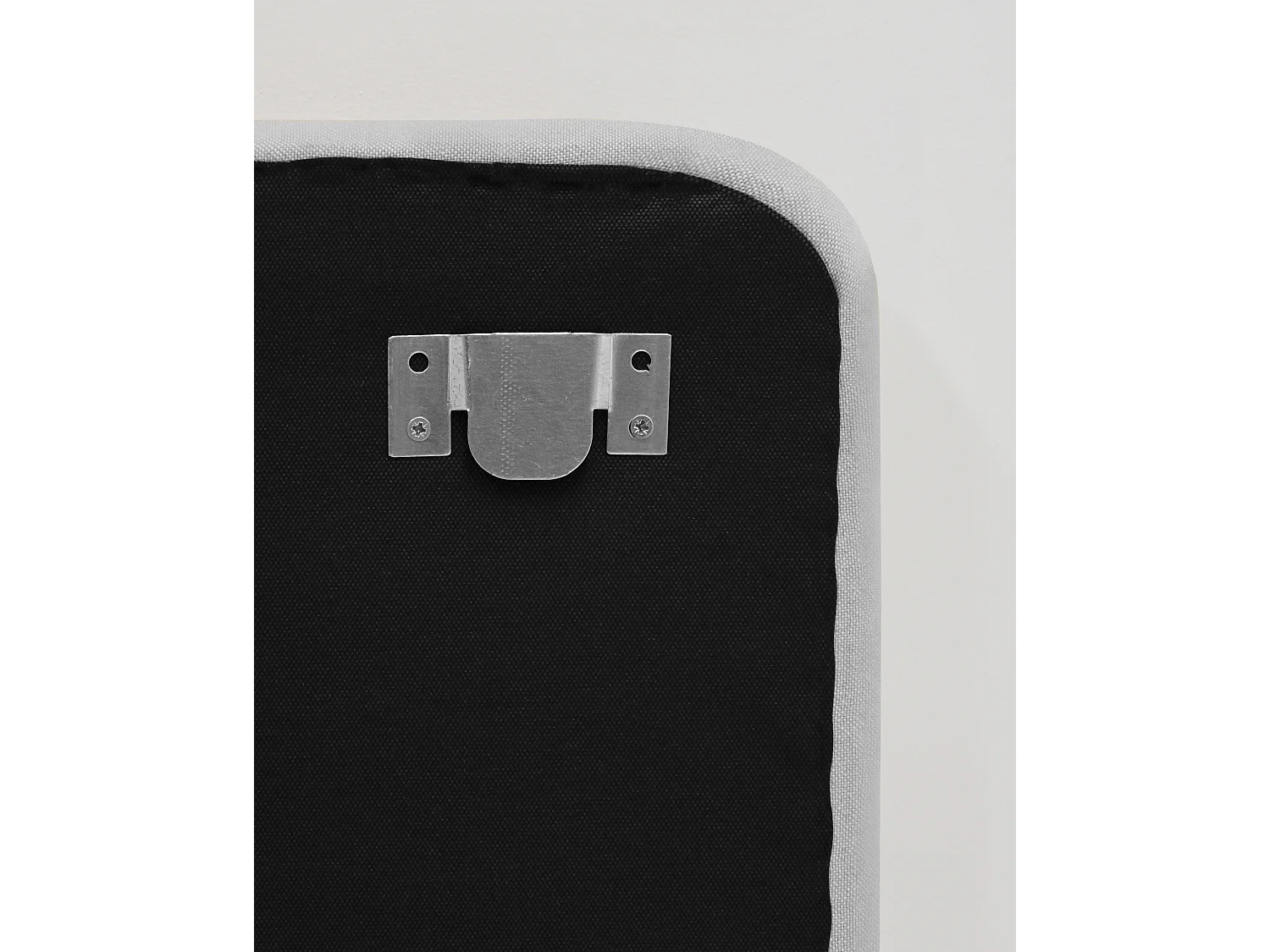 Testiera imbottita in cotone colore grigio de 150x80cm - LENA - DECOWOOD