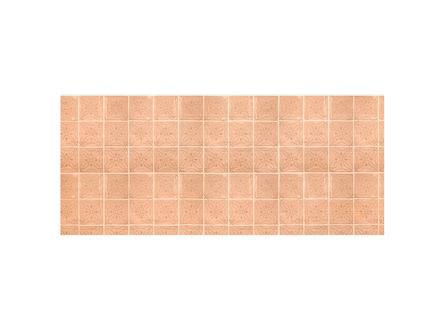 Cabecero de cama de madera natural estampado de 130x80cm - AMELIE - DECOWOOD