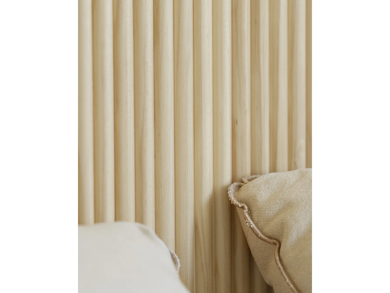 Tête de lit en bois de pin naturel 180x80cm - BALI - DECOWOOD