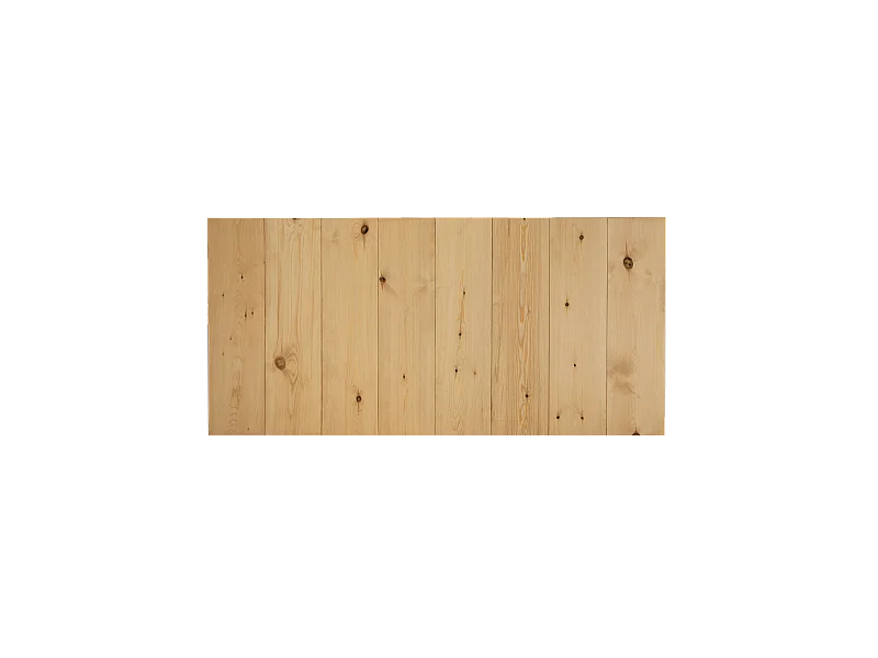 Cabecero de cama de madera maciza en tono roble medio de 140x80cm - FLANDES - DECOWOOD