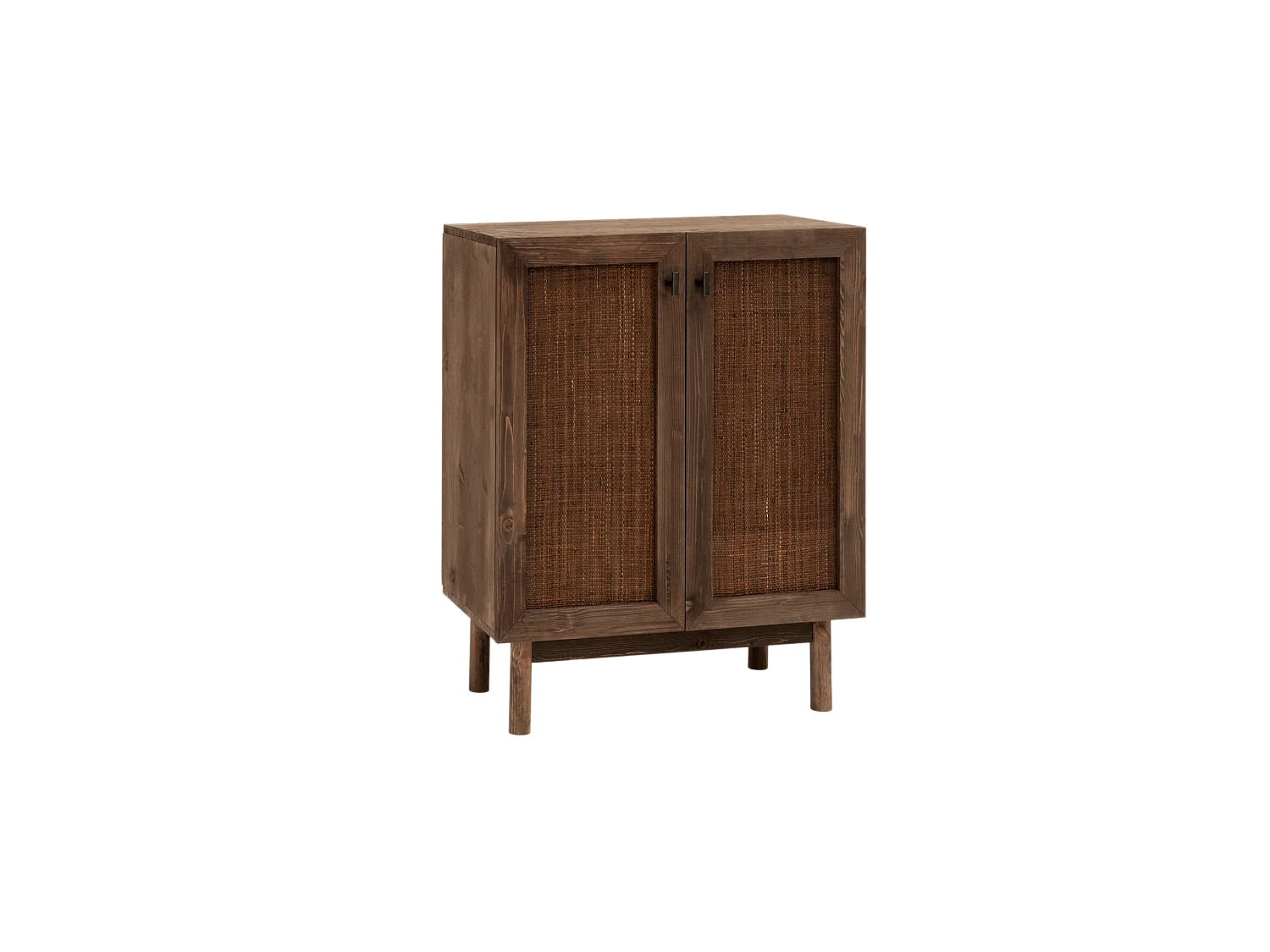 Buffet en bois marron 80x100cm - OLIVIA - DECOWOOD