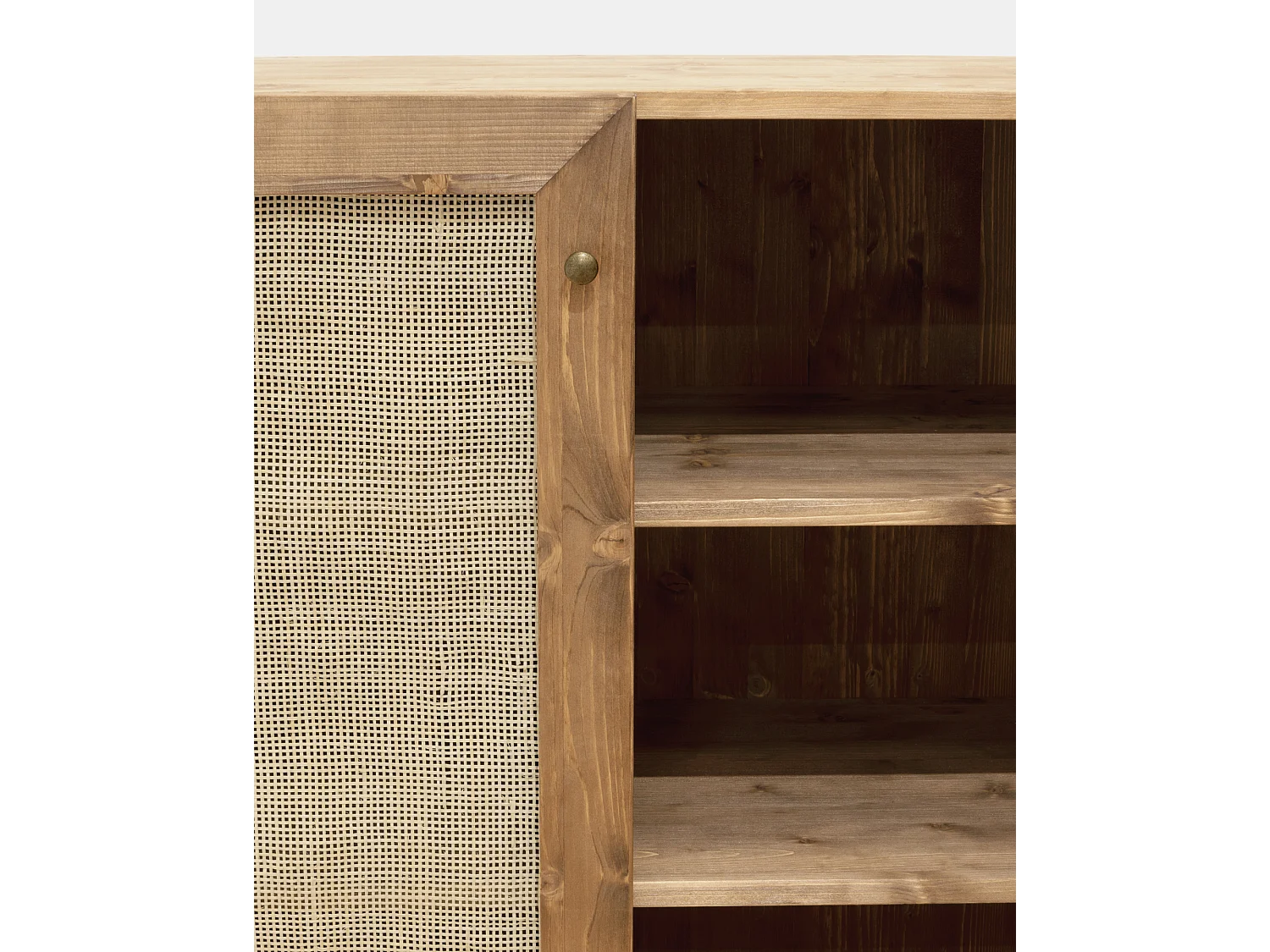 Aparador de madera maciza roble oscuro - FRIDA - DECOWOOD