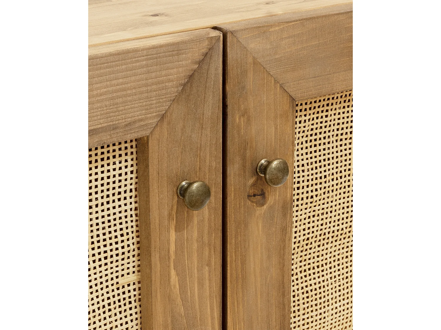 Aparador de madera maciza roble oscuro - FRIDA - DECOWOOD