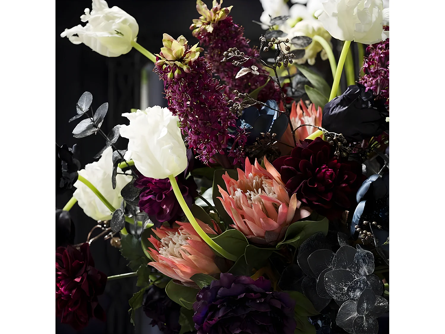 Tige de Tulipe Double Nina - Violet / 71 cm