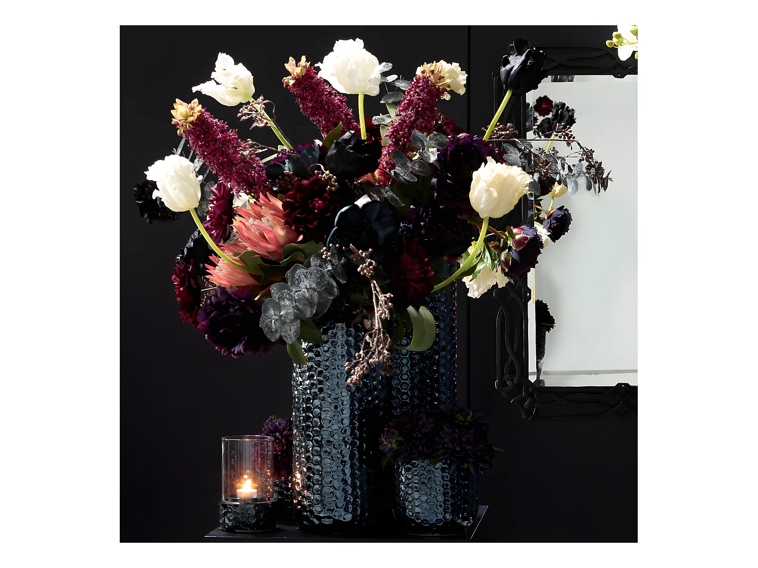 Tige de Tulipe Double Nina - Violet / 71 cm