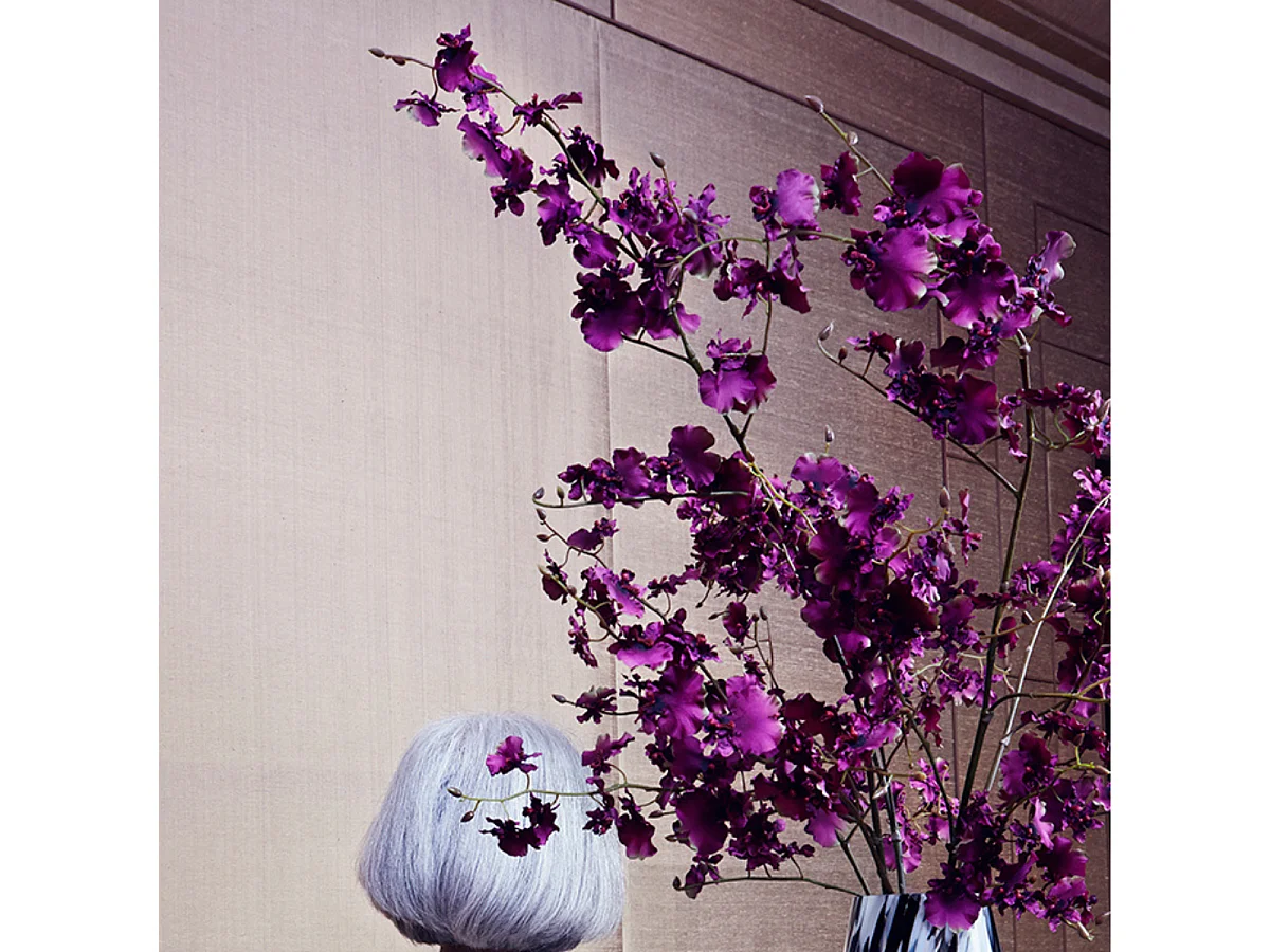 Tige d'Orchidée Oncidium - Blanc