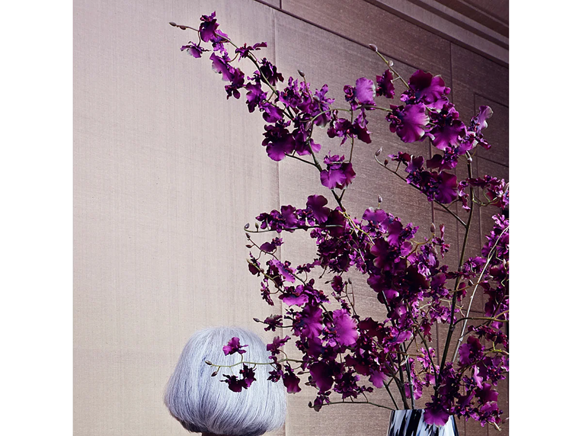 Tige d'Orchidée Oncidium - Blanc