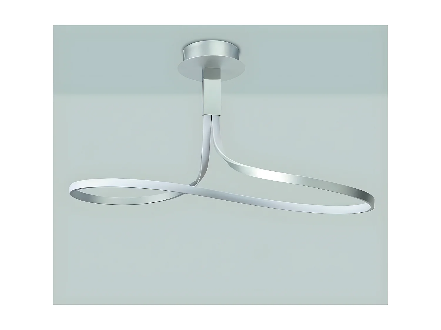 Plafonnier design en boucle - NUR - ampoule led deco mantra