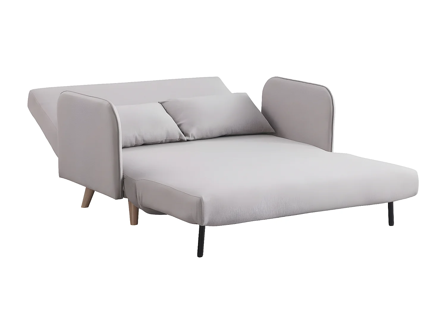 Canapé convertible depliant - 2 places - "Panam" - Beige