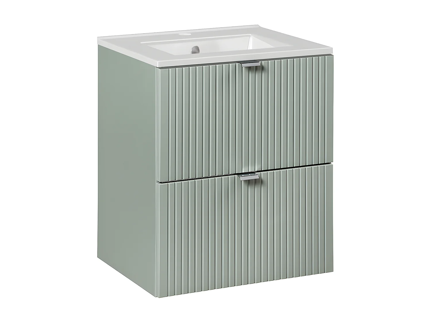 Set di mobili da bagno con lavabo Jade verde 50cm