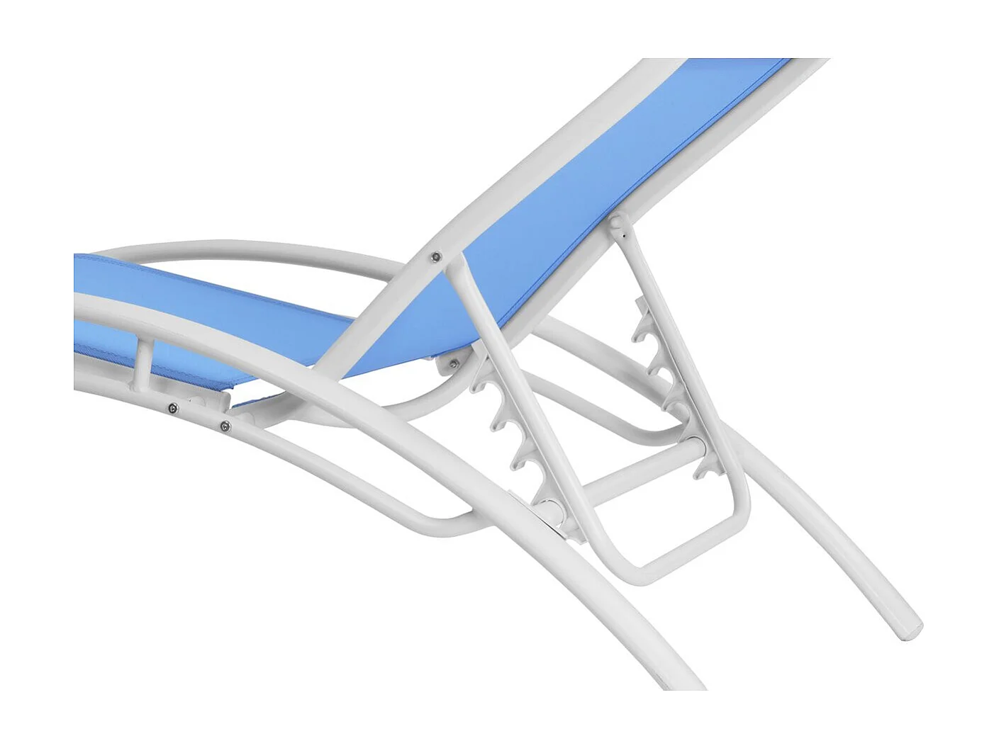 Bain de soleil en aluminium "Beauty" - Phoenix - Bleu - Lot de 2