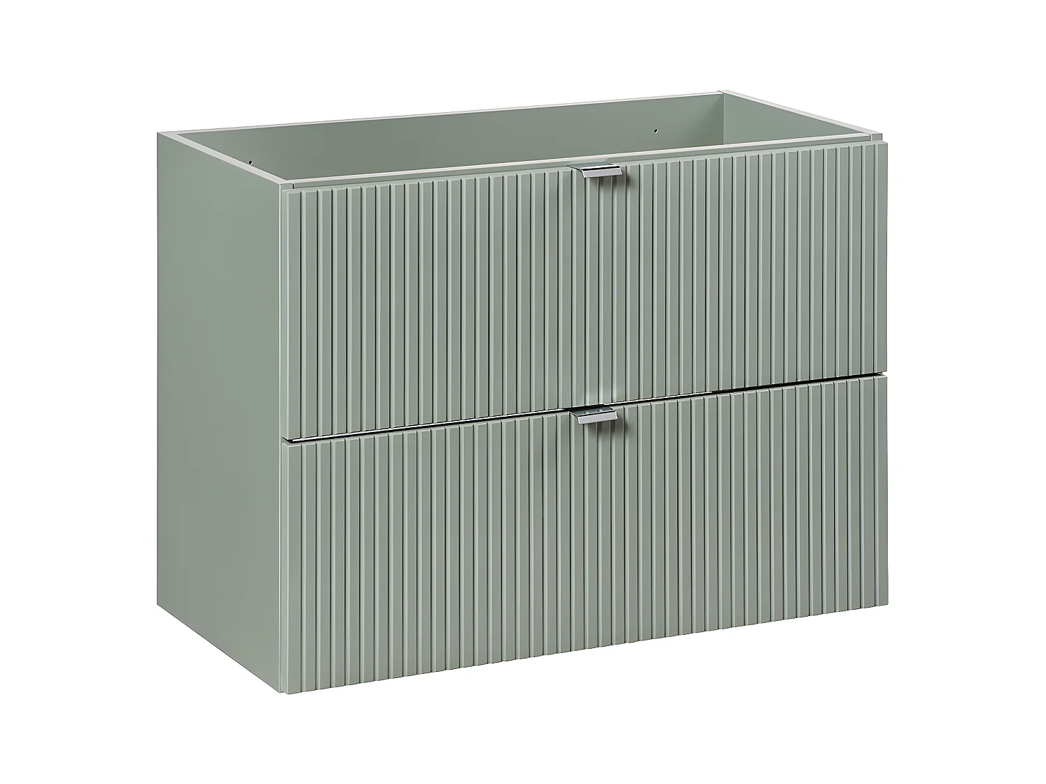 Meuble sous-vasque 80cm 2 tiroirs Jade Vert