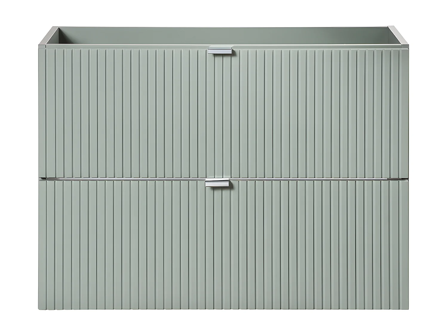 Mueble bajo lavabo 80cm 2 cajones Jade Verde