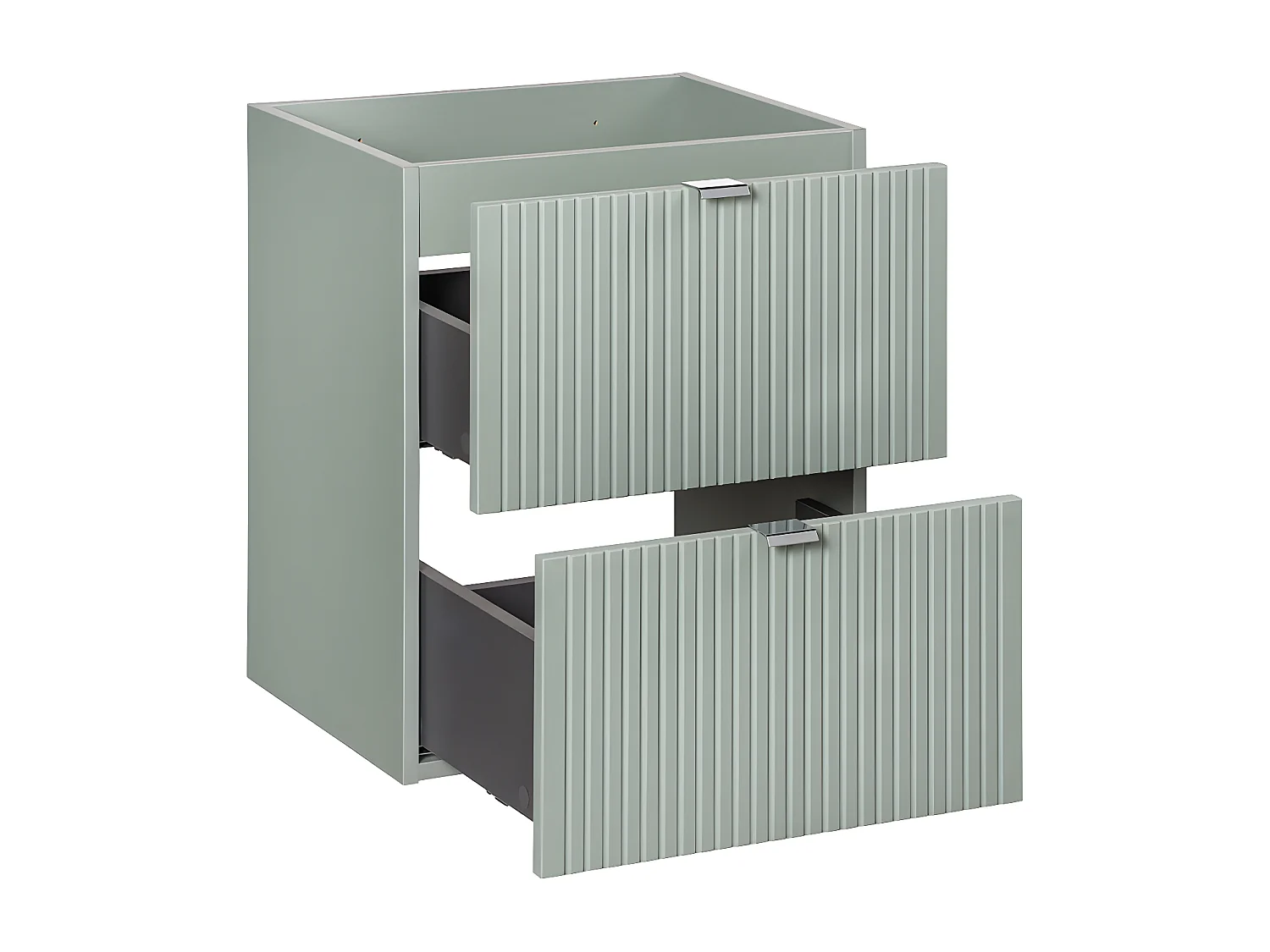 Meuble sous-vasque 50cm 2 tiroirs Jade Vert