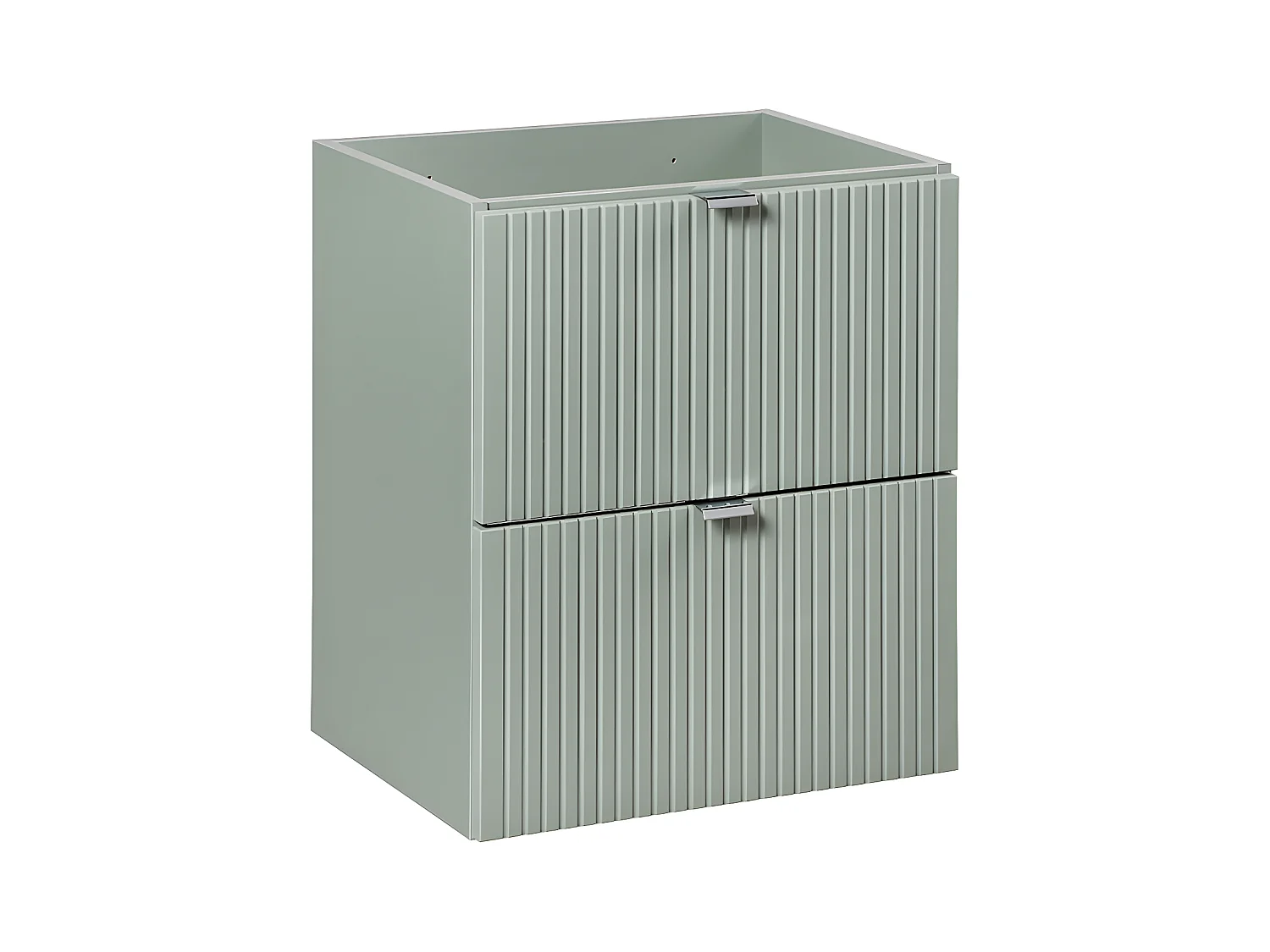 Meuble sous-vasque 50cm 2 tiroirs Jade Vert
