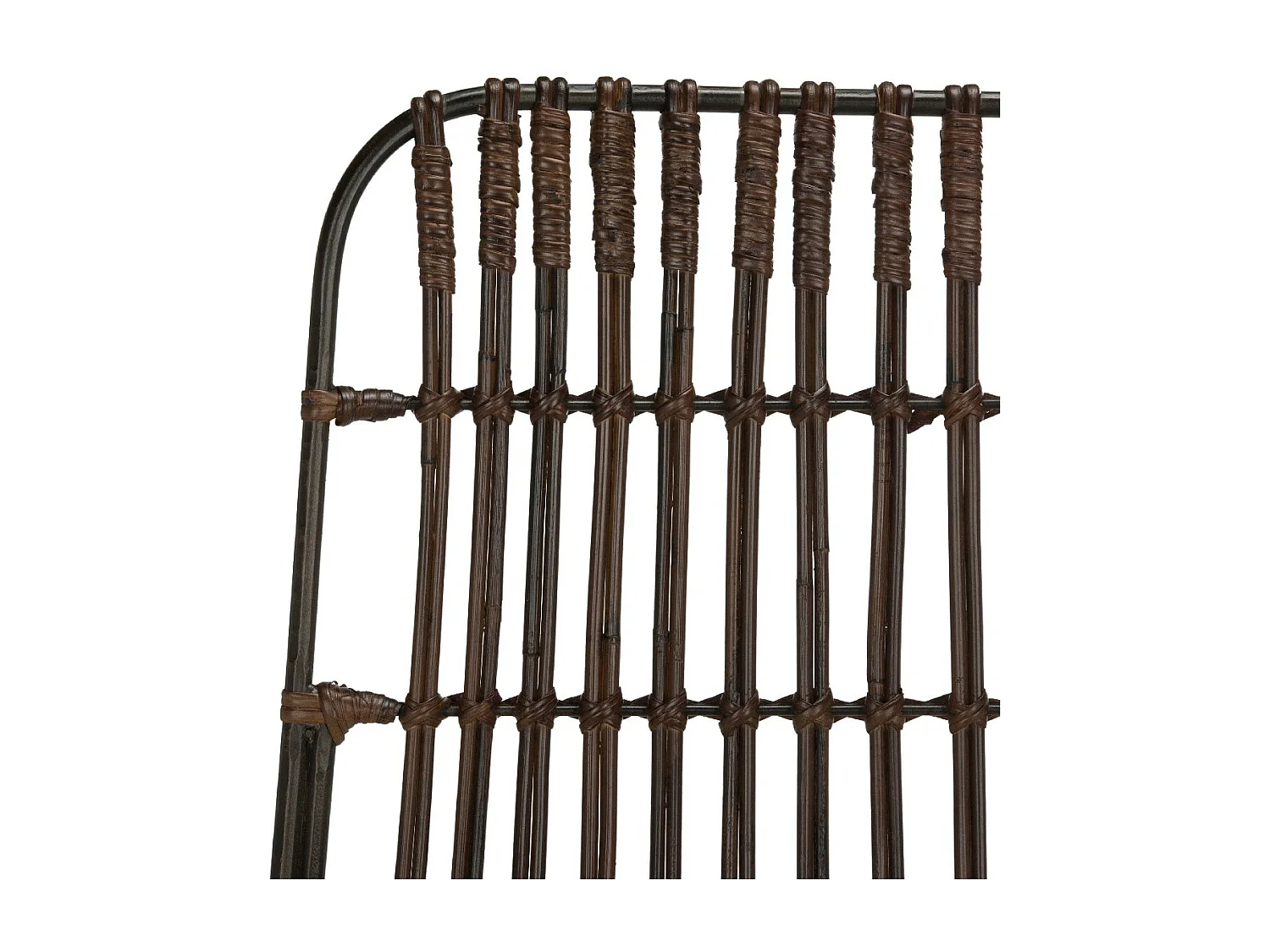 Lot de 2 Tabouret de bar & de comptoir Marron et noir 53 X 46 X 94.99 cm - Roseann