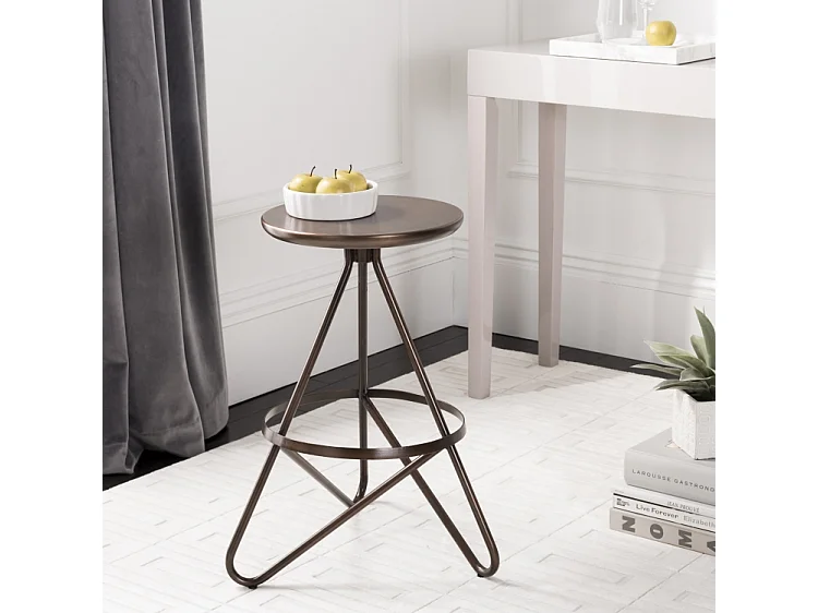 Tabouret de bar & de comptoir Cuivre antique 41 X 41 X 60.96 cm - Velva