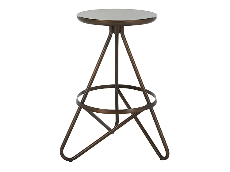 Tabouret de bar & de comptoir Cuivre antique 41 X 41 X 60.96 cm - Velva