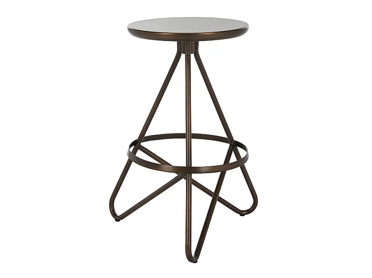 Tabouret de bar & de comptoir Cuivre antique 41 X 41 X 60.96 cm - Velva