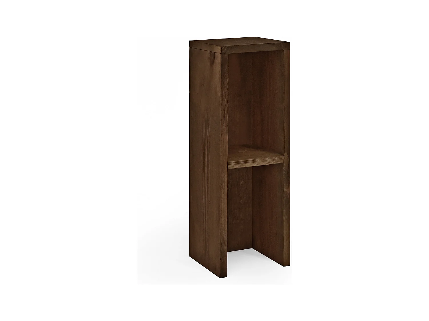 Table de chevet en bois de sapin marron 60x20cm - LINA - DECOWOOD