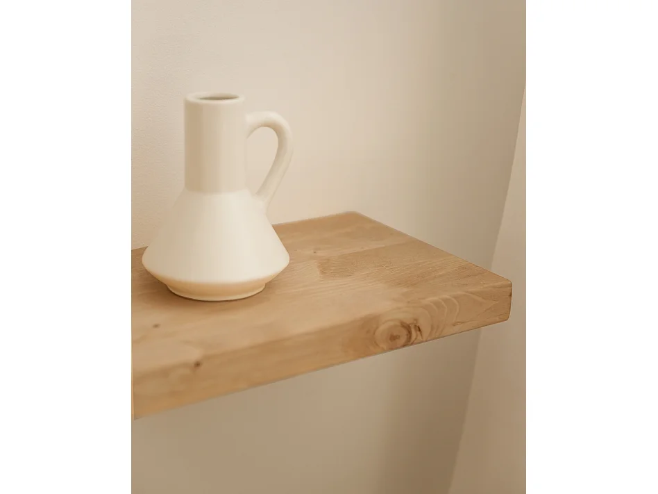 Table de chevet en bois de sapin marron 45x3,2cm - HAK - DECOWOOD