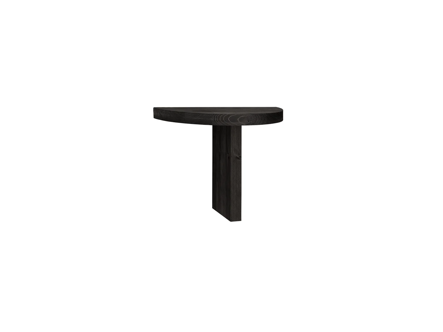Table de chevet flottante en bois de sapin noir 27x40cm - TOKYO - DECOWOOD