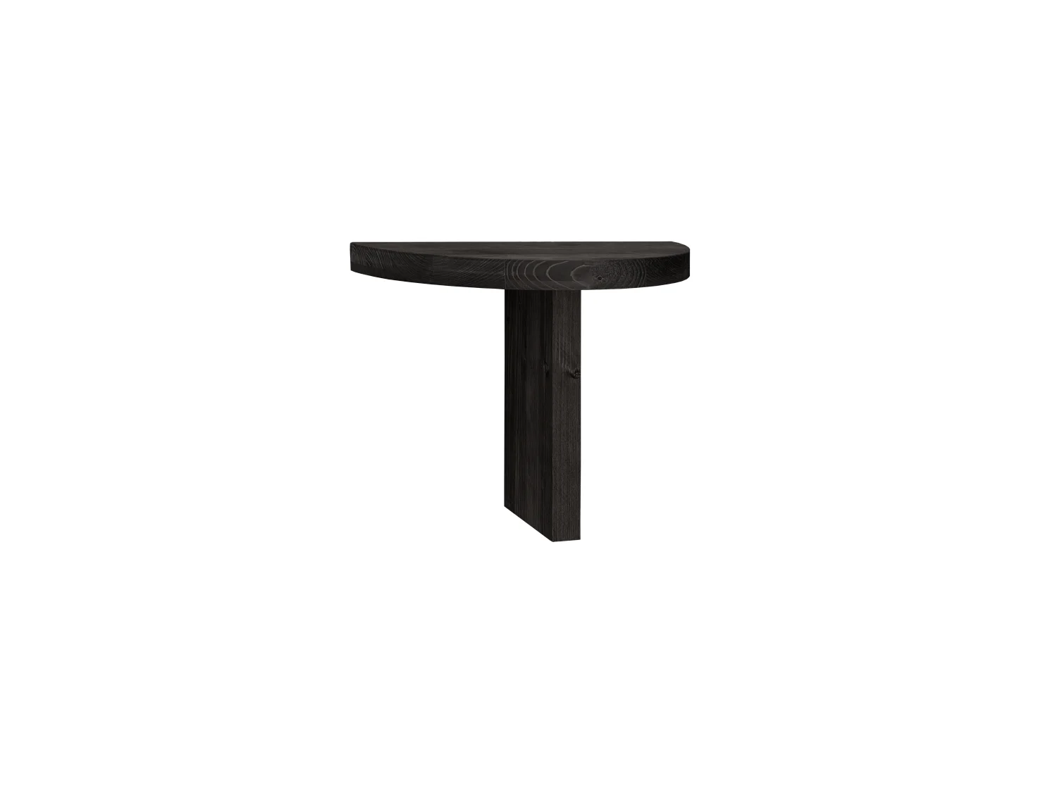 Comodino in legno massello in tono nero 40x27cm - TOKYO - DECOWOOD