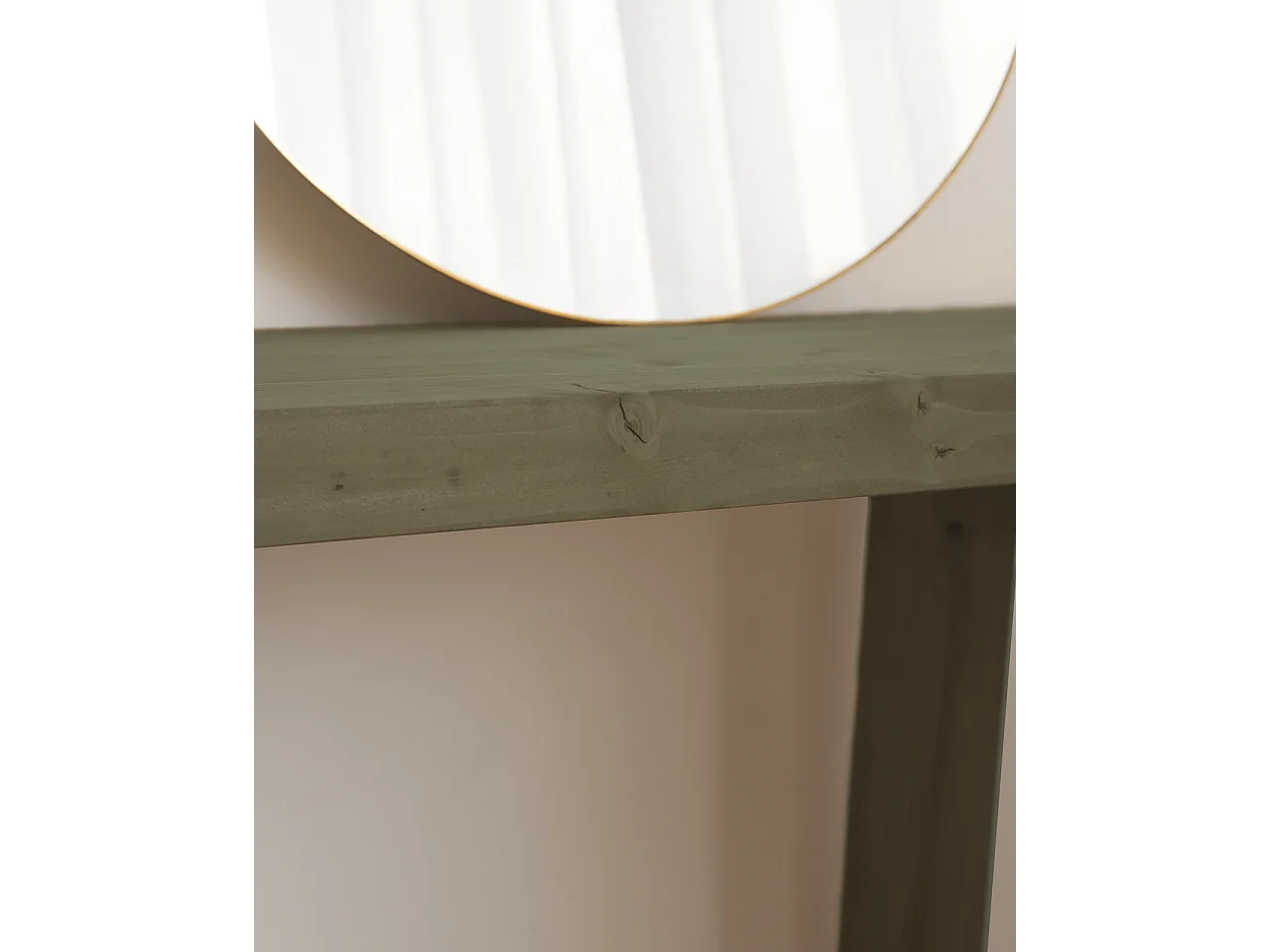 Console en bois de sapin vert 100x80cm - BATÁN - DECOWOOD