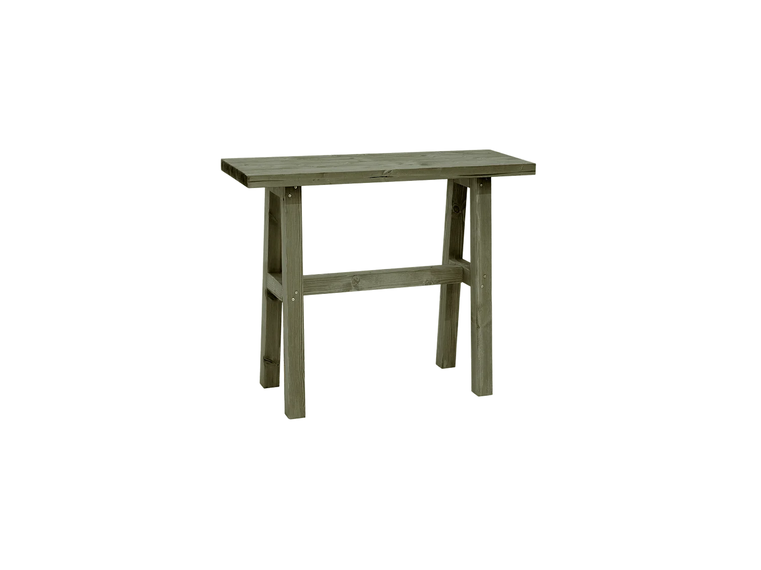 Consolle in legno massello in tono verde 100x80cm - BATÁN - DECOWOOD