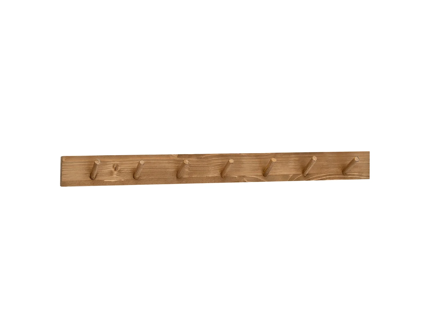 Porte-manteau mural en bois de sapin vieilli 61x5cm - KATE - DECOWOOD