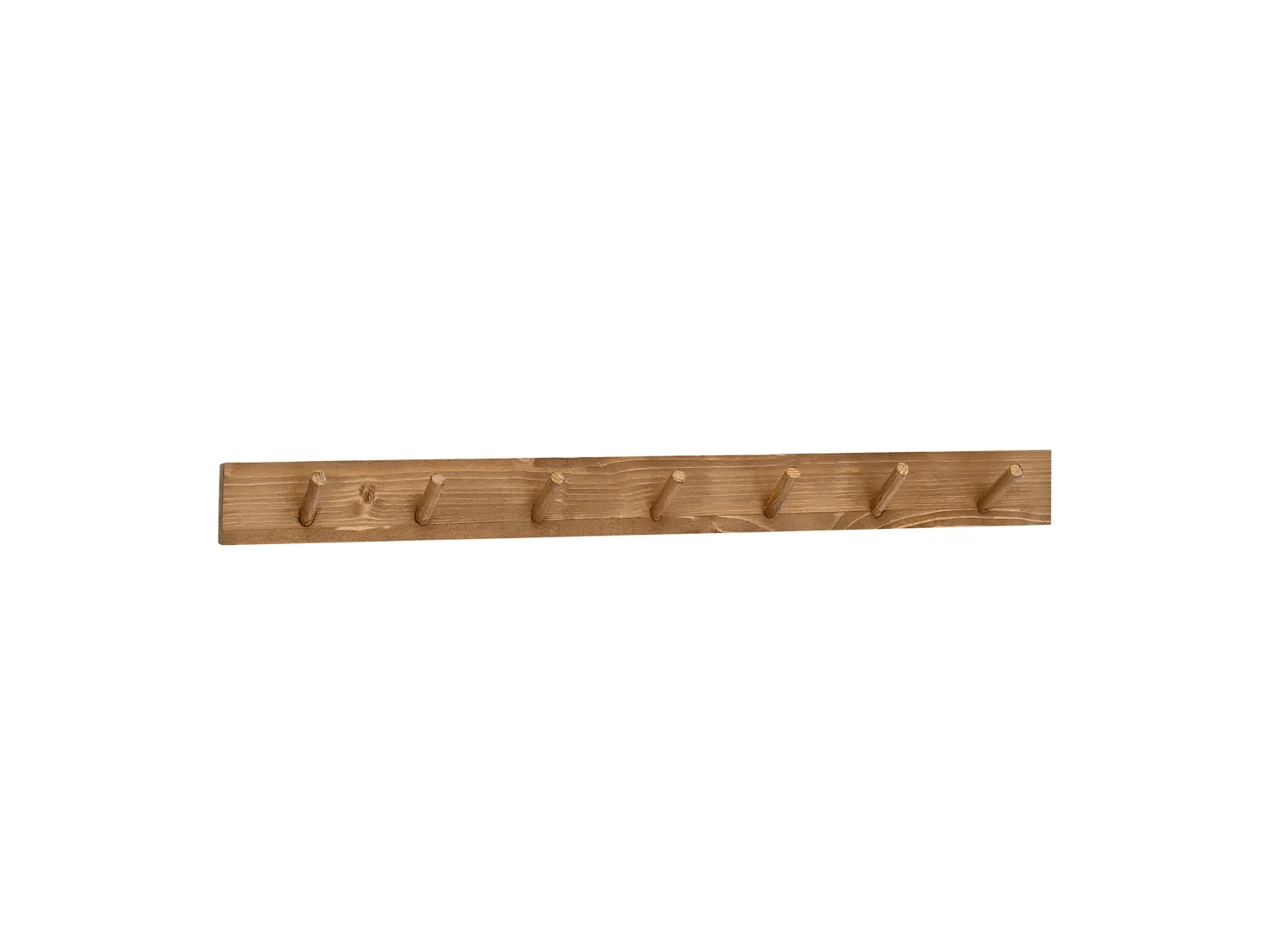 Porte-manteau mural en bois de sapin vieilli 61x5cm - KATE - DECOWOOD