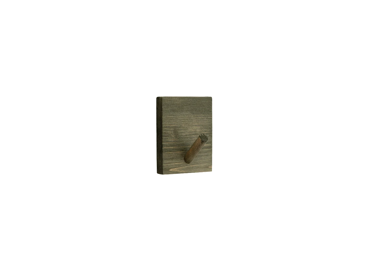 Porte-manteau mural en bois de sapin vert 6x8cm - KATE - DECOWOOD
