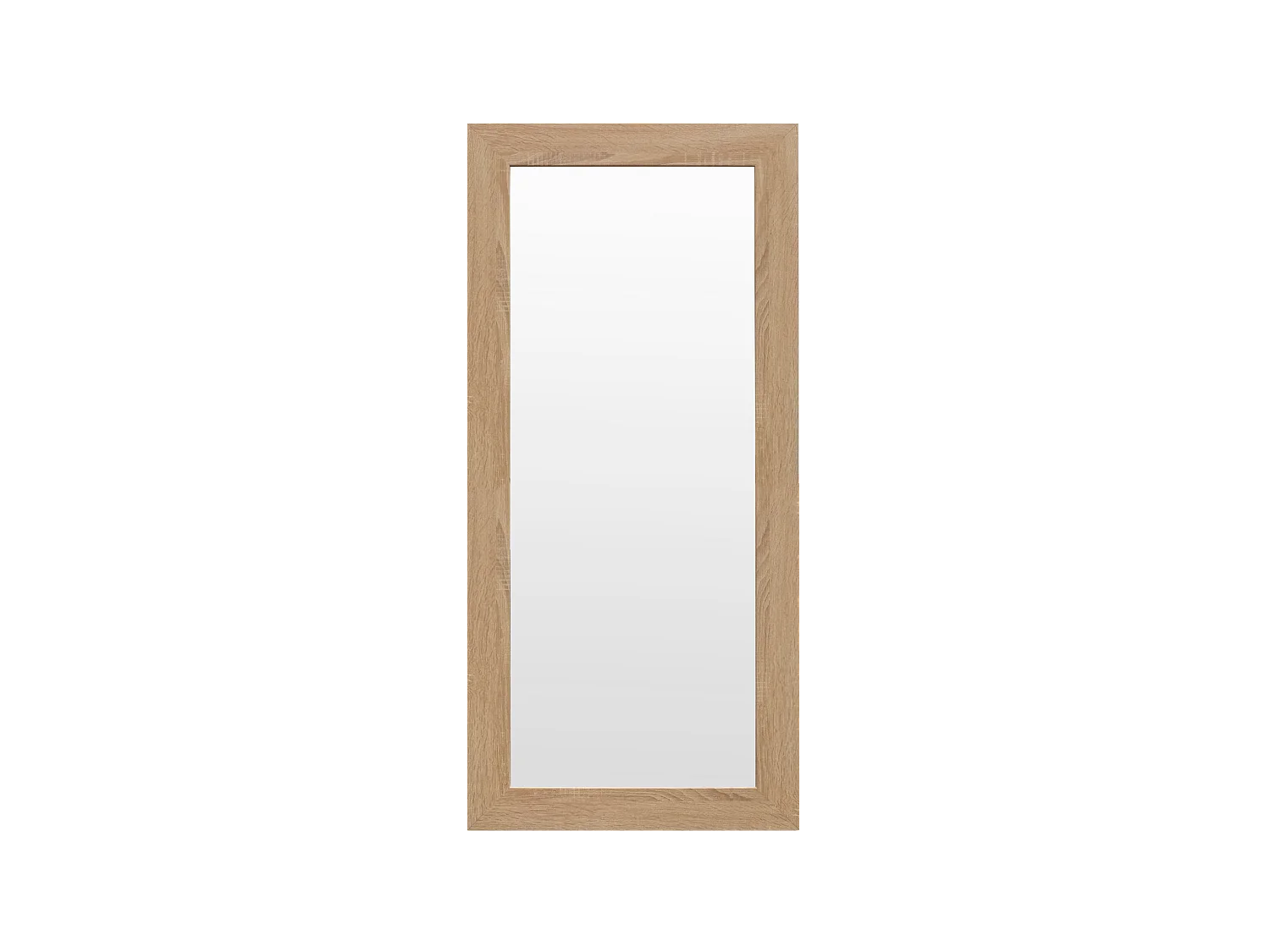 Espejo de madera color roble oscuro de 70x150cm - TERRA - DECOWOOD