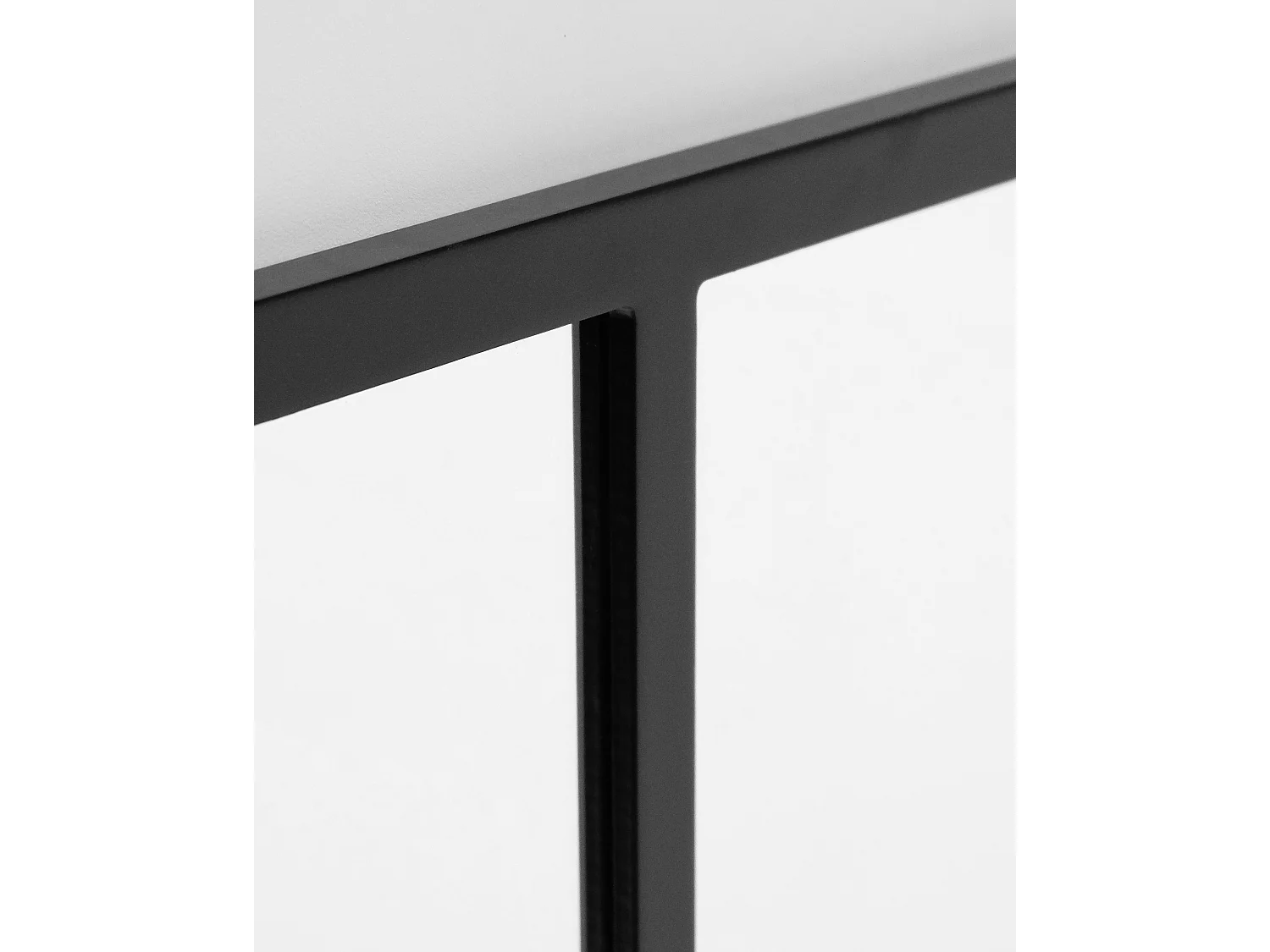 Miroir de fenêtre de couleur noir 60x90cm