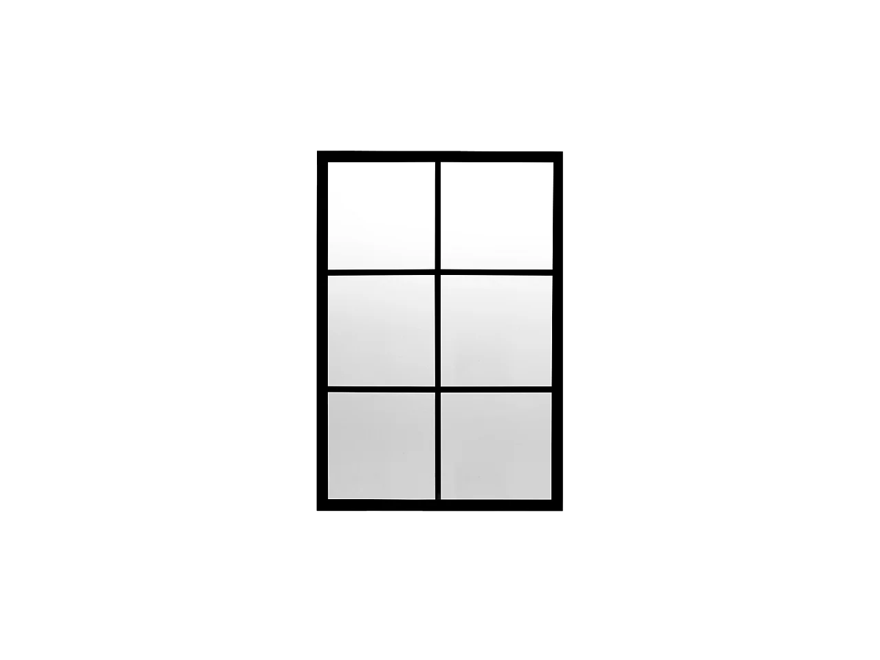 Espejo de madera color negro de 90x60cm - LISBOA - DECOWOOD