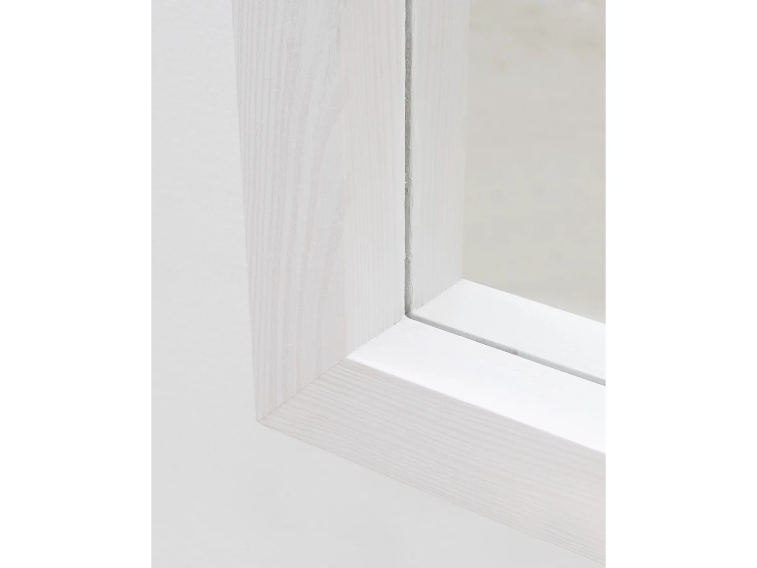 Espejo de madera color blanco de 59x79cm - EIRA BOLD - DECOWOOD